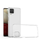 Zore Galaxy ile uyumlu A12 Kılıf Kamera Korumalı Süper Silikon Kapak - 1