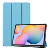 Zore Galaxy ile uyumlu Tab S7 FE LTE (T737-T736-T733-T730) Smart Cover Standlı 1-1 Kılıf - 1