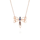 925 Ayar Gümüş Rose Yusufçuk Kadın Gümüş Kolye T7378 thumbnail 2