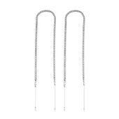 925 Ayar Gümüş Zincirli Küpe EA1160039 - 1