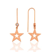 925 Ayar Gümüş Yıldız Küpe EA1160167 thumbnail 2