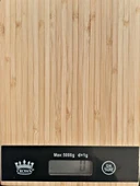Dijital Lcd Mutfak Tartısı Terazisi 5kg Bambu Desenli - 6