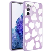 Zore Galaxy ile uyumlu S20 FE Kılıf Kamera Korumalı Desenli Sert Silikon Epoksi Kapak - 6