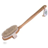 Parlak Ve Pürüzsüz Görünüm Sağlayan %100 Doğal At Kılı Selülit Fırçası (sökülebilir Sap) thumbnail 1