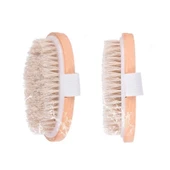 Parlak Ve Pürüzsüz Görünüm Sağlayan %100 Doğal At Kılı Selülit Fırçası (oval) thumbnail 2