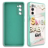 Zore Galaxy ile uyumlu S20 FE Kılıf Kamera Korumalı Desenli Sert Silikon Epoksi Kapak - 2
