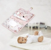 Baby Kullanımı Kolay Desenli Alt Bakım Çantası (pembe) thumbnail 1