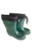 Konçlu Peluşlu Kadın Yağmur Çizmesi 36-40 Koyu Yeşil thumbnail 3