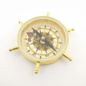 -estetik Tasarım Dümen Model Pirinç Pusula thumbnail 1