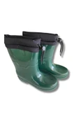 Konçlu Kadın Yağmur Çizmesi 36-40 Koyu Yeşil thumbnail 3