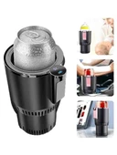 Araba İçecek Isıtıcı Soğutucu Bardak, Kahve, Çay, Su İçin 2’si 1 Arada thumbnail 2