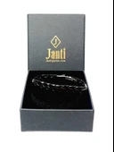 JTAW25BLK1605 NEGATİF İYON MANYETİK PASLANMAZ ÇELİK GRİ GARANTİLİ HEDİYE KUTULU JANTİ BİLEKLİK thumbnail 2