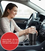 Araba İçecek Isıtıcı Soğutucu Bardak, Kahve, Çay, Su İçin 2’si 1 Arada thumbnail 3