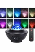 Dönen Işıklı Disko Topu Projektör Müzik Çalarlı Disco Speaker - 3