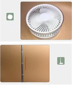 Teleskopik Fan Vantilatör 4 Modlu Şarjlı Katlanabilir Yükseltilebilir Taşınabilir Serinletici Portatif Masa Vantilatörü thumbnail 7