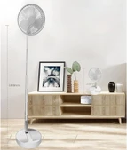 Teleskopik Fan Vantilatör 4 Modlu Şarjlı Katlanabilir Yükseltilebilir Taşınabilir Serinletici Portatif Masa Vantilatörü thumbnail 4