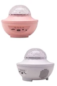 Dönen Işıklı Disko Topu Projektör Müzik Çalarlı Disco Speaker - 4