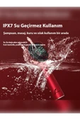 Şarjlı Ve Titreşimli Saç Masaj Tarağı Bakım Yağı Hazneli Fırça - 3