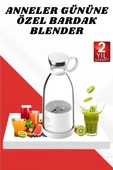 Anneler Gününe Özel Hediye Bardak Blender Paslanmaz Çelik lı - 1