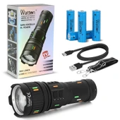 CEYLAN ADAM 5000 Lümen Cree Tg Led Şarj Göstergeli El Feneri  Wt-731 - 1