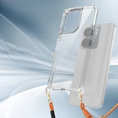 Zore Xiaomi ile uyumlu Poco C65 Kılıf Airbagli Takılabilir Askı Aparatlı Snap Silikon Kapak - 5