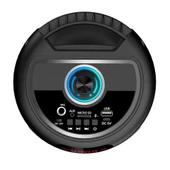 Zore GD-2402 Dijital LED Göstergeli FM Radyolu Mikrofonlu RGB TWS Çift 4 inç Stereo Bass Kablosuz Karaoke Hoparlör - 6