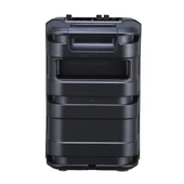 Zore GD-904 Dijital LED Göstergeli FM Radyolu Mikrofonlu RGB TWS 8 inç Stereo Bass Kablosuz Karaoke Hoparlör - 3