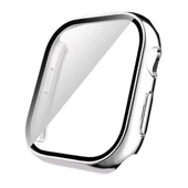 Zore Apple ile uyumlu Watch 10 46mm Sert PC Kasa Electroplatink Çerçeveli Ekran Koruyucu Watch Gard 36 thumbnail 8