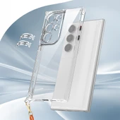 Zore Galaxy ile uyumlu S25 Ultra Kılıf Airbagli Takılabilir Askı Aparatlı Snap Silikon Kapak - 7