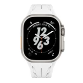 Apple Watch Ultra 49mm KRD-127 Metal Tokalı Silikon Kordon - 11
