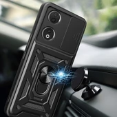 Zore Honor 90 Kılıf Magnetik Standlı Kamera Korumalı Sürgülü Vega Kapak - 4