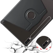 Zore Galaxy ile uyumlu Tab S10 Plus Kılıf Termik Kalem Bölmeli Dönebilen Standlı Kılıf thumbnail 11