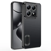 Zore Xiaomi ile uyumlu 14T Pro Kılıf Kamera Korumalı Logo Gösteren Omega Kapak - 6