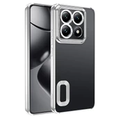 Zore Xiaomi ile uyumlu 14T Pro Kılıf Kamera Korumalı Logo Gösteren Omega Kapak - 7