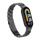 Zore Xiaomi ile uyumlu Mi Band 9 KRD-04 Metal Kordon - 7