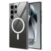 Zore Galaxy ile uyumlu S25 Ultra Kılıf Kamera Korumalı M-safe Sert PC Porto Kapak - 1