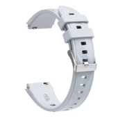 Zore Huawei ile uyumlu GT4 41mm KRD-129 18mm Silikon Kordon Strap Kayış - 9