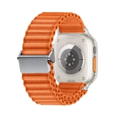 Apple Watch 7 45mm Zore KRD-123 Naylon Kumaş Hasır Örgülü Kordon - 5