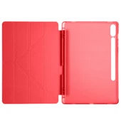 Zore Galaxy ile uyumlu Tab S10 Plus Kılıf Tri Folding Kalem Bölmeli Standlı Kılıf thumbnail 12