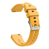 Zore Huawei ile uyumlu GT4 41mm KRD-129 18mm Silikon Kordon Strap Kayış - 7