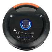 Zore GD-2402 Dijital LED Göstergeli FM Radyolu Mikrofonlu RGB TWS Çift 4 inç Stereo Bass Kablosuz Karaoke Hoparlör - 8