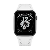 Apple Watch 7 45mm KRD-127 Metal Tokalı Silikon Kordon - 2