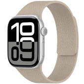 Zore Apple ile uyumlu Watch 7 41mm KRD-136 Kabartma Desenli Silikon Kordon - 1