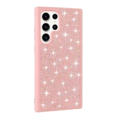 Zore Galaxy ile uyumlu S25 Ultra Kılıf Parlak Taşlı Tasarım Pırlanta Kapak - 6