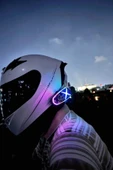 CEYLAN ADAM Helmet Graffiti Motor Kask Kulaklık Rgb Modlu Su Geçirmez 6.0 Bluetooth Intercom Yenı Model - 2