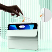 Zore Apple ile uyumlu iPad Air 13 2025 M3 Kılıf Magnetik Ayrılabilen Airbagli Sliding Tablet Kılıfı thumbnail 6