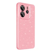 Zore Xiaomi ile uyumlu Redmi Note 14 5G Kılıf Kamera Korumalı Simli Lüks Koton Kapak - 2