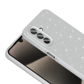 Zore Galaxy ile uyumlu A26 Kılıf Kamera Korumalı Simli Lüks Koton Kapak - 7
