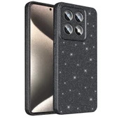 Zore Xiaomi ile uyumlu 14T Pro Kılıf Kamera Korumalı Simli Lüks Koton Kapak - 1