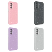 Zore Galaxy ile uyumlu A26 Kılıf Kamera Korumalı Simli Lüks Koton Kapak - 10